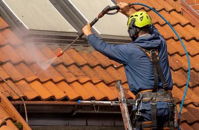Démoussage et hydrofuge de toiture à Daon